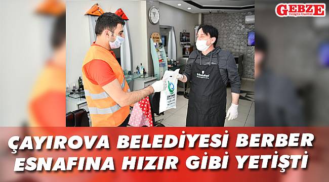 Hem dezenfekte etti, hem maske dağıttı