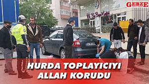 Kamyonetin çarptığı hurda toplayıcı yaralandı 