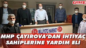 MHP Çayırova'dan ihtiyaç sahiplerine yardım eli