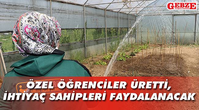 Özel ellerin ürettiği ürünler, ihtiyaç sahiplerine ulaşacak