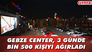 Açık hava sinema keyfi Gebze Center'da yaşandı