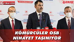 Bakan Kurum neşteri vurdu