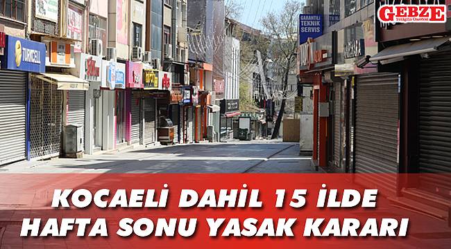 Bakanlıktan 15 ile genelge