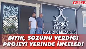 Balçık Mezarlığı'ndaki taziye evinde son rütuşlar