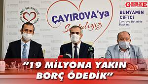 Başkan Çiftçi'den borç açıklaması