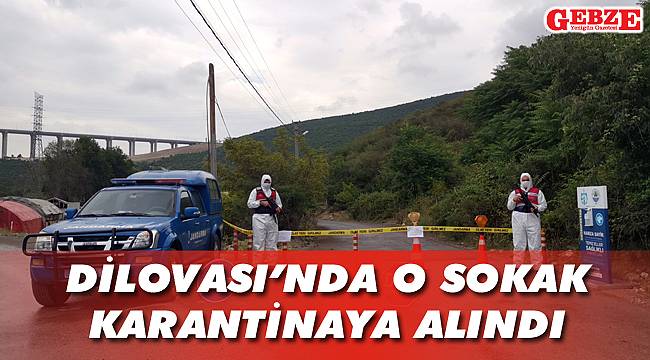 Bir karantina uygulaması da Dilovası'nda