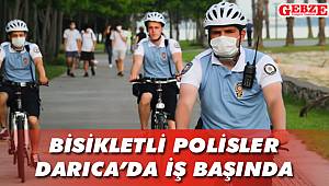 Bisikletli polisler Darıca’da iş başında