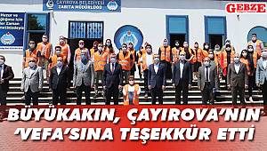 Büyükakın'dan Vefa Destek Ekibi'ne ziyaret