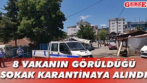 Gebze'de bir sokak karantinası daha