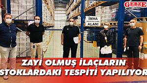 Gebze'de tarihi geçmiş ilaç denetimi sürüyor