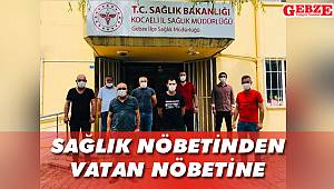 Gebze İlçe Sağlık Müdürlüğü personeli askere gitti