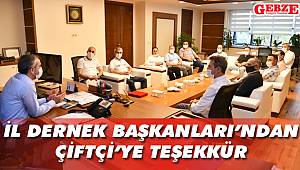 İl dernek başkanları Çiftçi ile buluştu