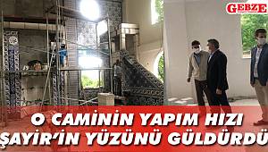  O caminin yapım hızı Şayir’in yüzünü güldürdü
