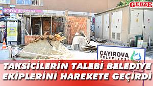 Yenimahalle Taksi Durağı yenileniyor