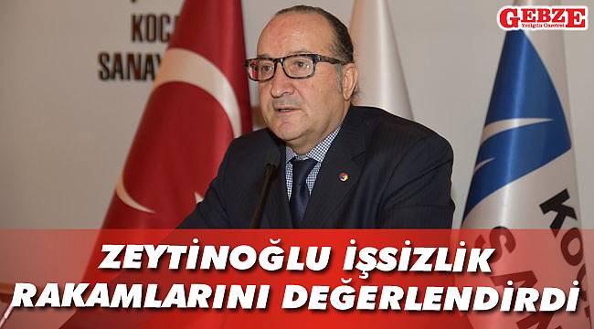 Zeytinoğlu işsizlik rakamlarını değerlendirdi