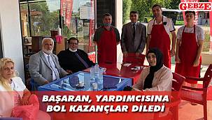 Başaran, yardımcısına bol kazançlar diledi