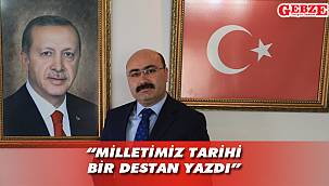 Başkan Acay'dan 15 Temmuz mesajı