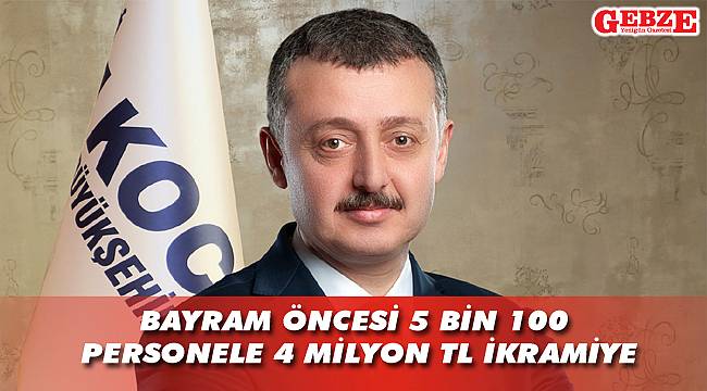 Belde A.Ş. personeline bayram müjdesi