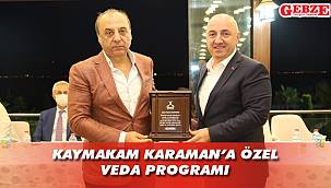 Bıyık, veda yemeğine ev sahipliği yaptı