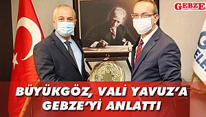 Büyükgöz, Vali Yavuz'a Gebze'yi anlattı