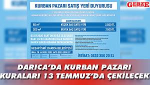 Darıca'da Kurban seferberliği
