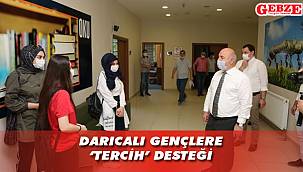 Darıcalı gençlere ‘tercih’ desteği
