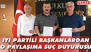 Gebze bölgesi başkanları adilyeye gitti