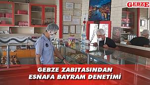 Gebze'de bayram denetimi sürüyor