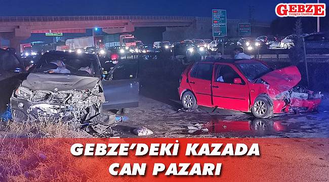 Gebze’de feci kaza; 1’i ağır 7 yaralı
