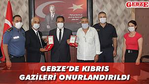Gebze’de Kıbrıs Gazileri onurlandırıldı
