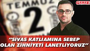 Gökhan Aktaş, Sivas Katliamı'nda kaybedilen canları andı