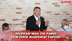 Hamza Şayir, nakliyecilerle bir araya geldi