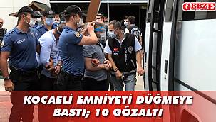Kocaeli merkezli operasyonda çok sayıda gözaltı