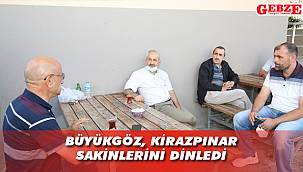 Mahalle sakinleriyle hasbihal etti