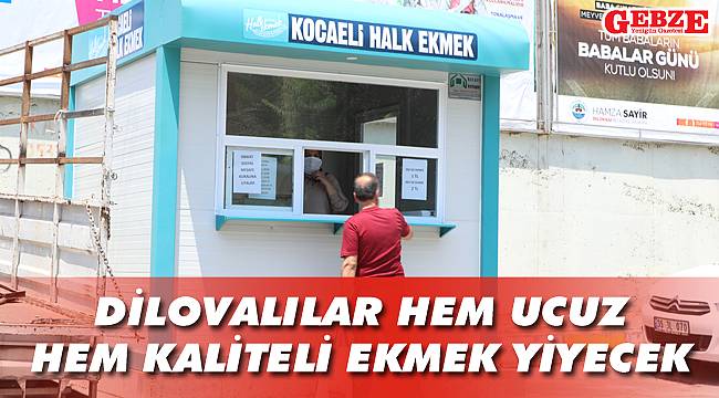 O ilçede halk ekmek satışı başladı