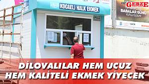 O ilçede halk ekmek satışı başladı
