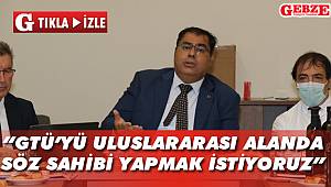 Prof. Dr. Aslan gazetecilerle bir araya geldi