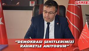 Soyluçiçek'ten 15 Temmuz mesajı