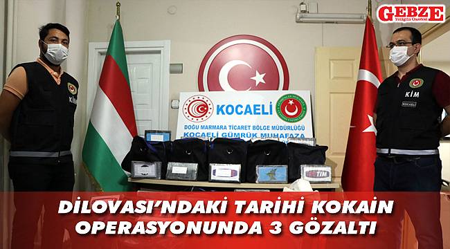 540 kilogram kokain ele geçirilmişti