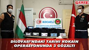 540 kilogram kokain ele geçirilmişti