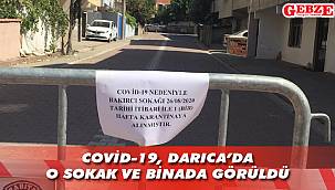 Bir sokak ile 3 bina karantinaya alındı