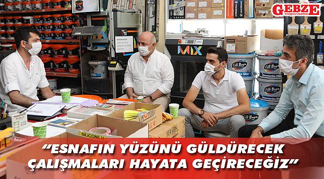 Bıyık, Osmangazi esnafı ile bir araya geldi