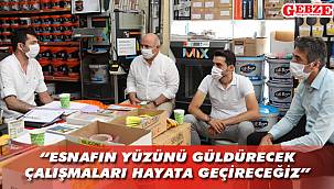 Bıyık, Osmangazi esnafı ile bir araya geldi