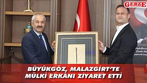 Büyükgöz ve Gebze heyeti Malazgirt'te