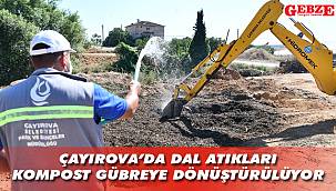 Çayırova Belediyesi, kompost gübre üretiyor