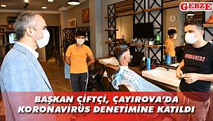 Çayırova'da koronavirüs denetimi gerçekleşti