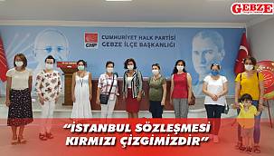 CHP’li kadınlardan ortak bildiri