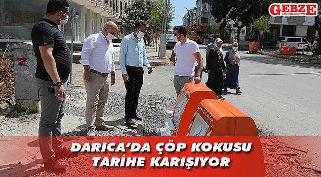 Darıca’da çöp konteynırları yer altına alınıyor