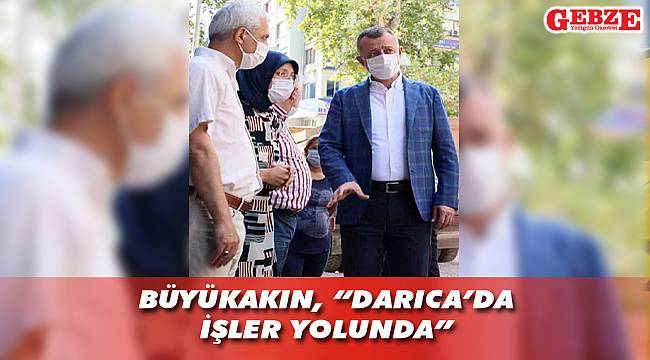 Darıca'daki altyapı çalışmaları hakkında bilgi verdi
