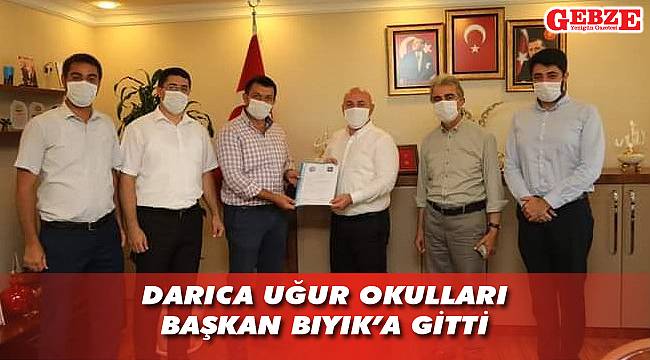 Darıca Uğur Okulları Başkan Bıyık’a gitti